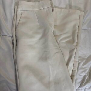 Dynamite Cream Wide-Leg Pants